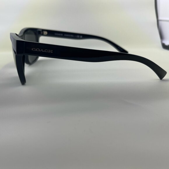 Black Coach Square Frame Sunglasses - Picture 8 of 11